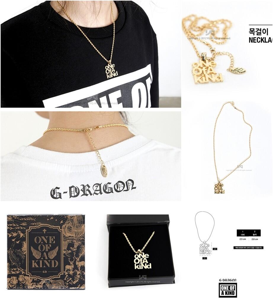 NECKLACE ONE OF A KIND - G DRAGON (OFFICIAL)