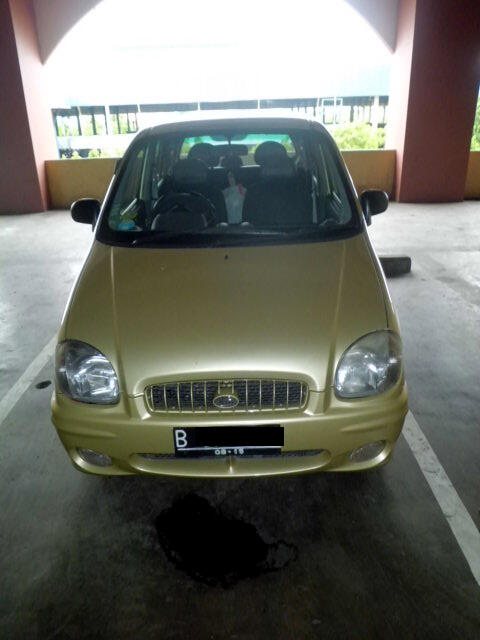KIA Visto 2001 AT Gold Metalic Body Mulus Mesin Maknyus
