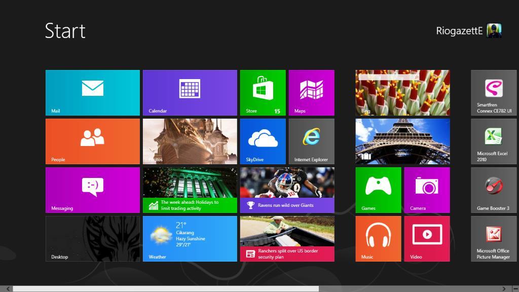 &#91; PIC &#93; share disini gan tampilan menu win 8 agan 