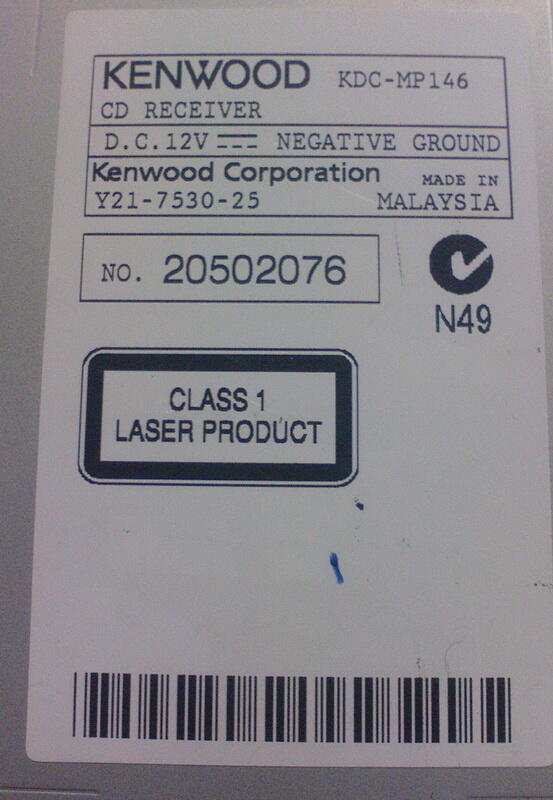 Kenwood KDC MP 146