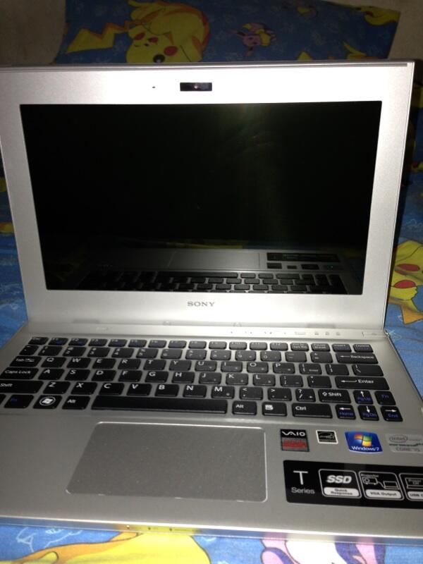 Wts jual cepat laptop Vaio T Series SVT11115FGS!!mint condition,3bulan pake!!