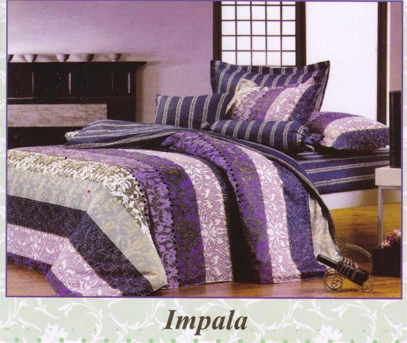SPREI DAN BED COVER IMPRESSION (KATUN 100%)