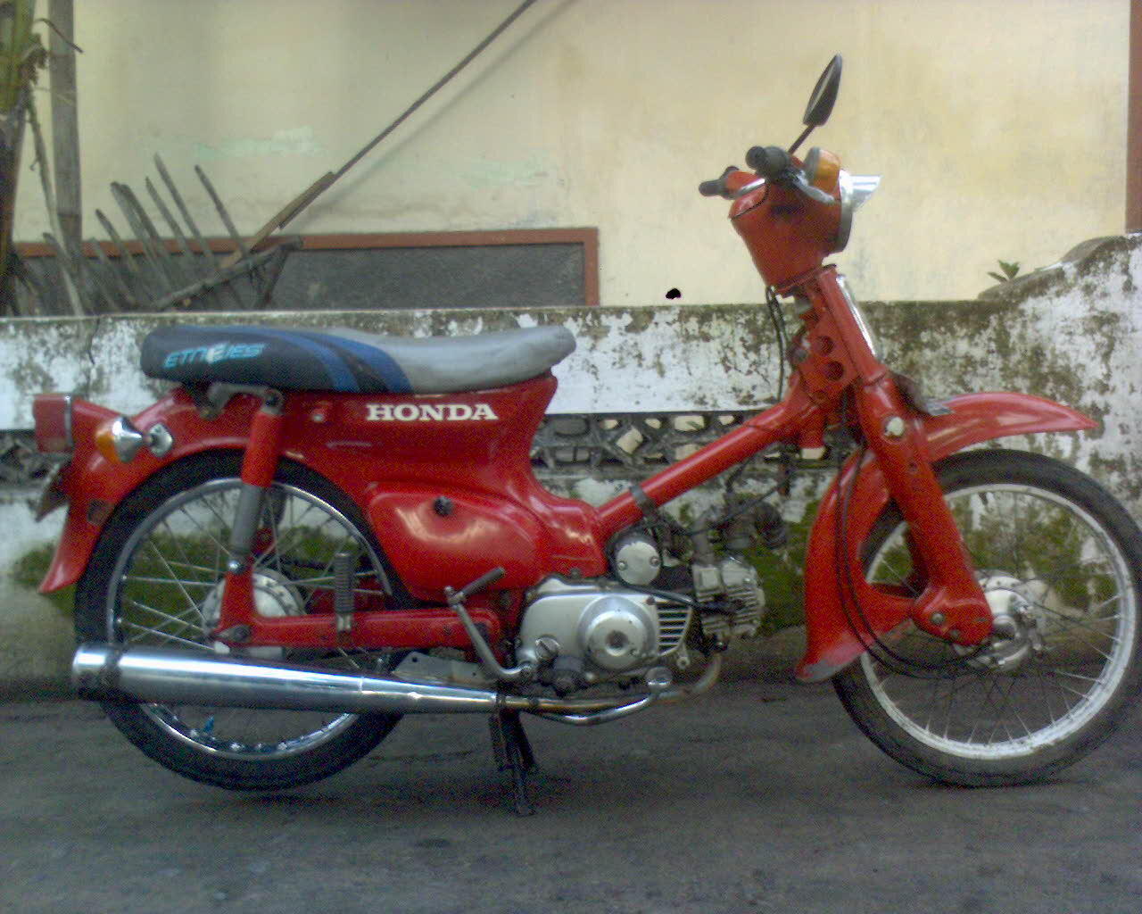 Terjual Honda C70  Pitung Merah Tahun 1980 KASKUS