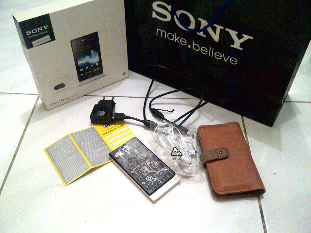 JUAL Sony Ericsson Xperia Sola (MT27i ) NEW White100% MULUS & KOMPLIT