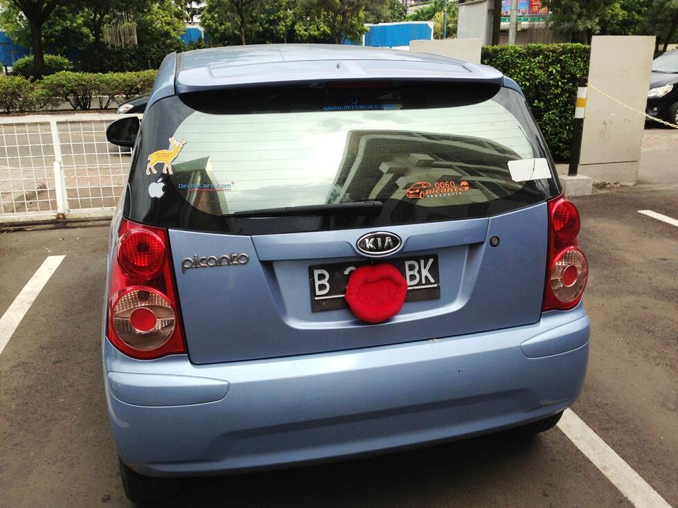 cepat KIA Picanto Biru Metalik MT 1.1L 2008 (pemakaian baru 36K KM)
