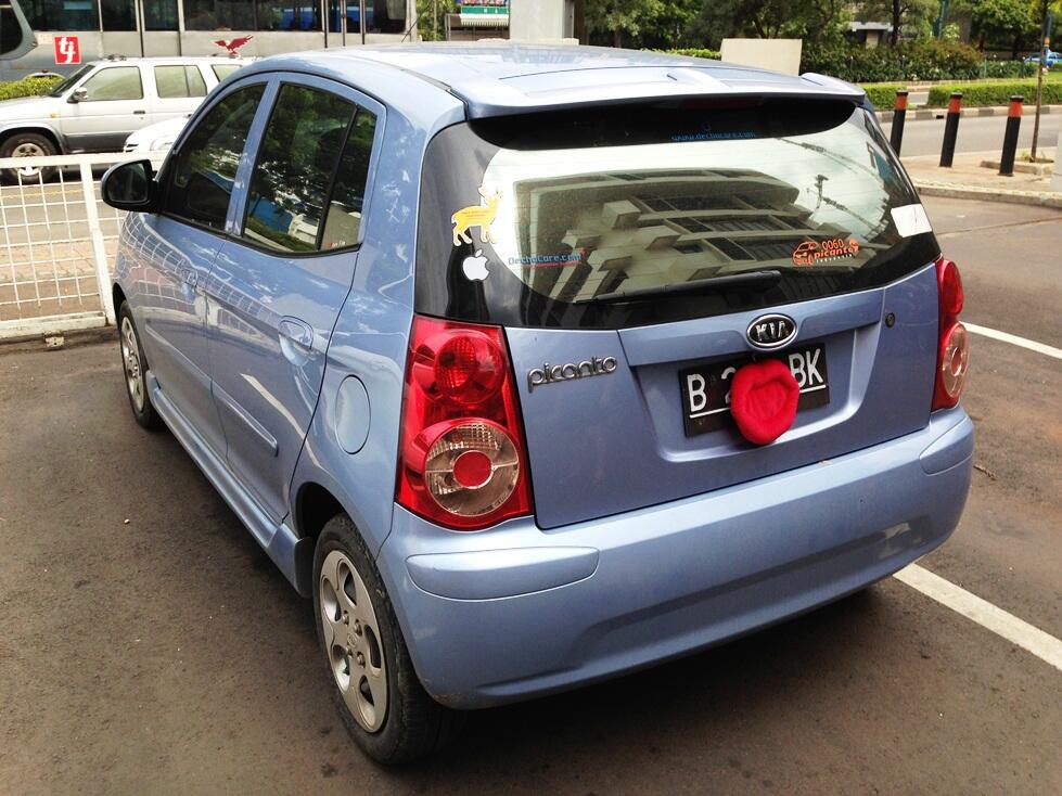 cepat KIA Picanto Biru Metalik MT 1.1L 2008 (pemakaian baru 36K KM)