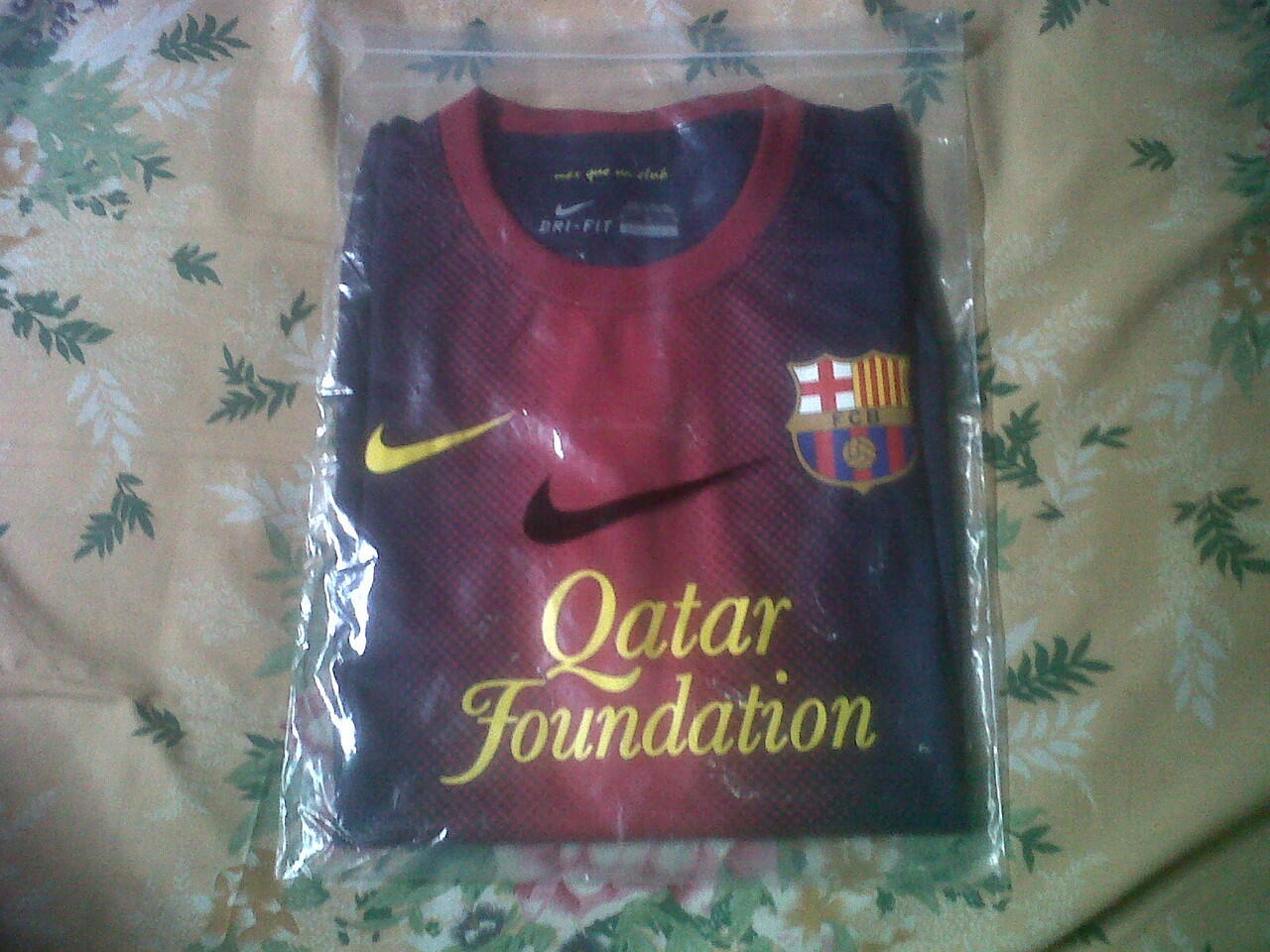 wts jersey bacelona home player issue 12/13