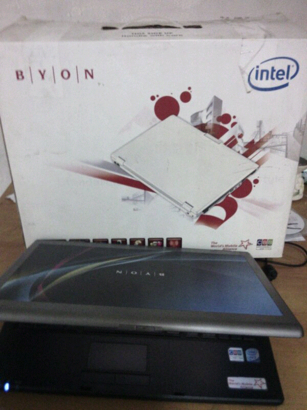 laptop byon m31w intel core2duo murah di bandung, bukan asus,acer,toshiba,dell