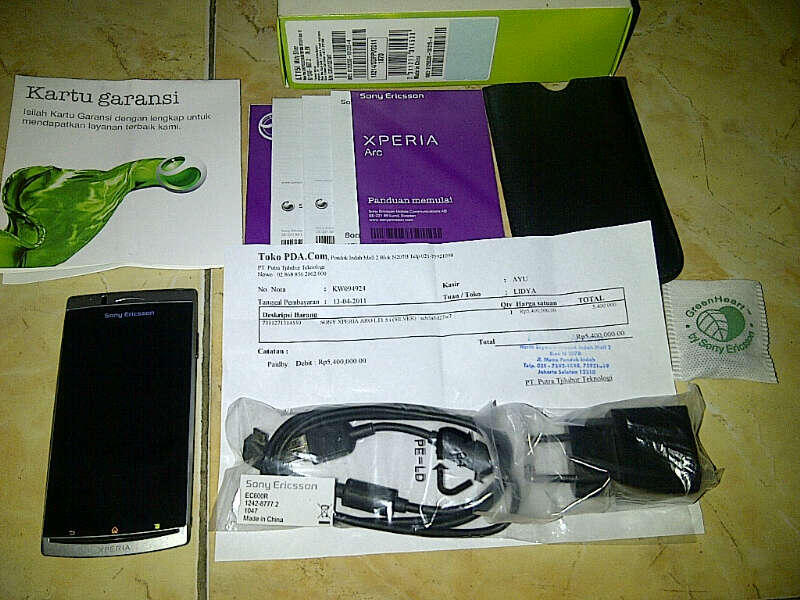 sony xperia arc lt15i, misty silver mantaff
