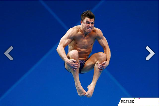 Ekspresi wajah atlet loncat indah Olimpiade 2012