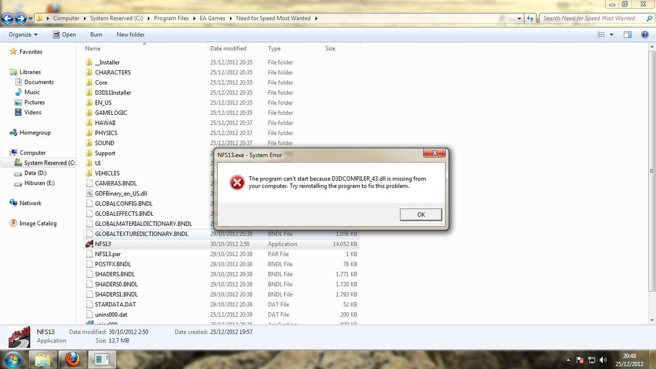 (Mohon pencerahan) - Problem install most wanted 2