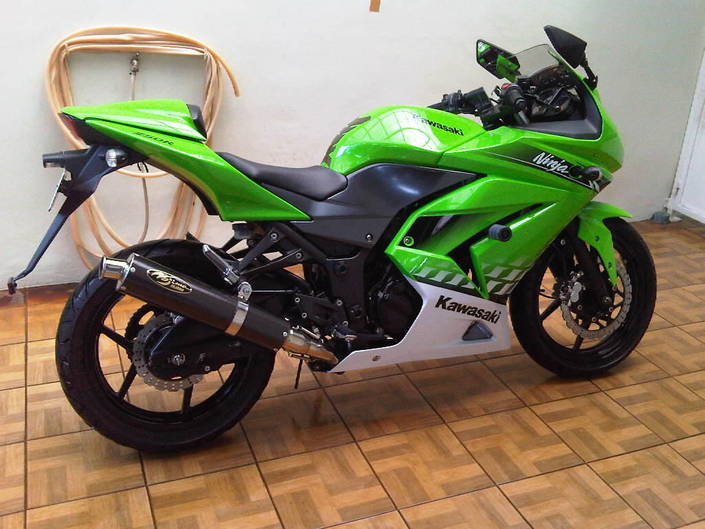 Kawasaki Ninja 250 серебристый