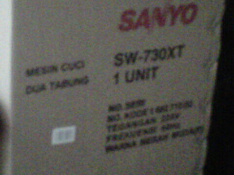 Jual Mesin Cuci Sanyo (baru)