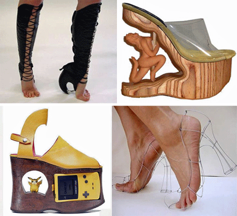 sepatu dan sendal dengan desain ter unik