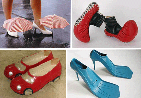 sepatu dan sendal dengan desain ter unik