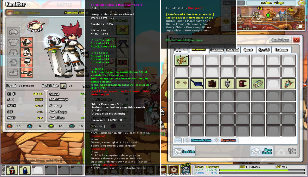 Jual> Char Elsword FE