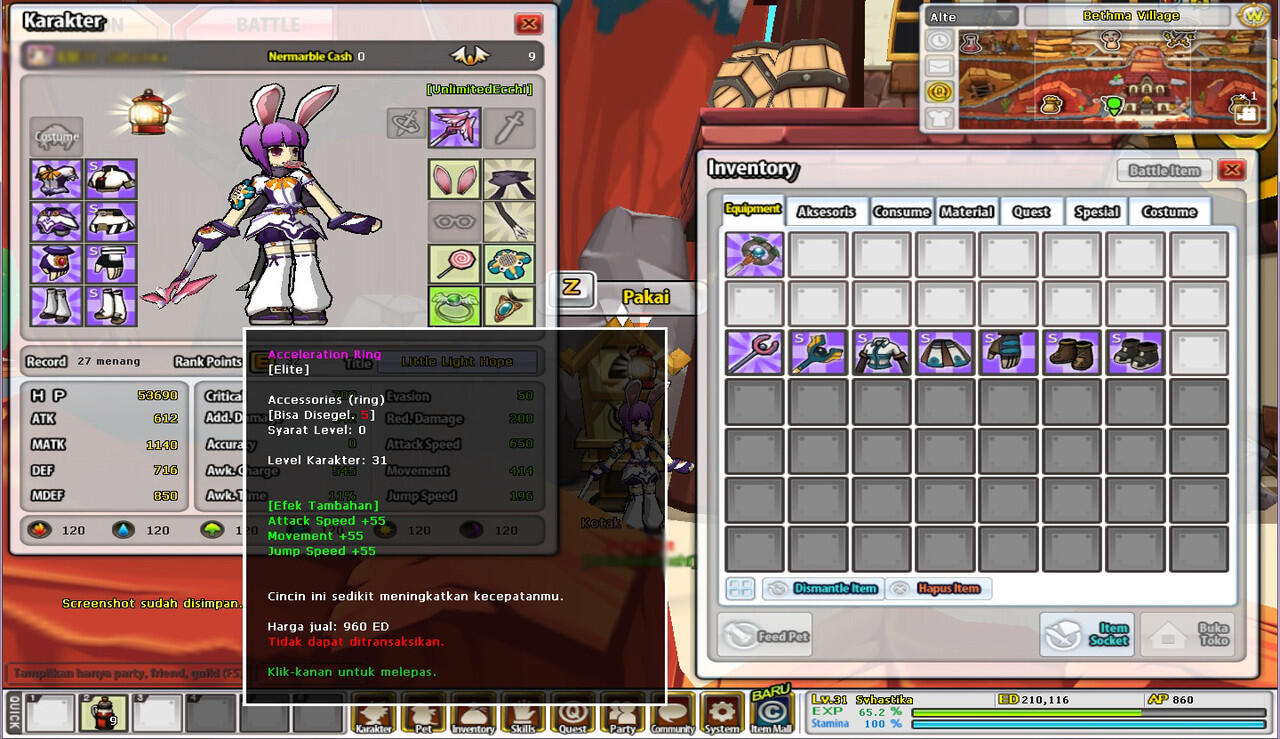 Jual> Char Elsword FE