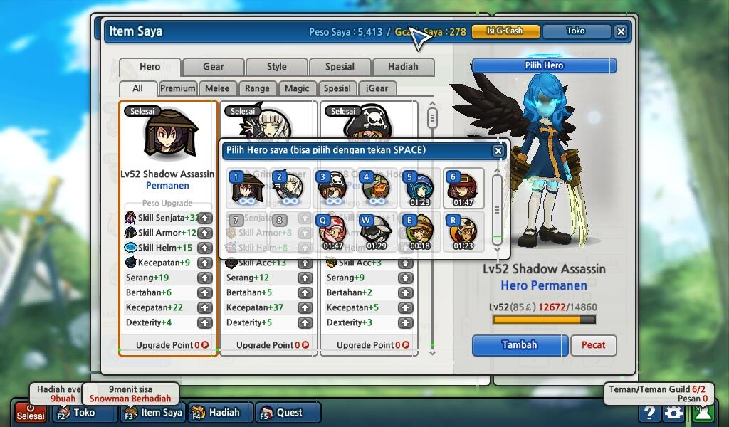 JUAL CHAR LOST SAGA Pangkat MAYOR KELAS 2