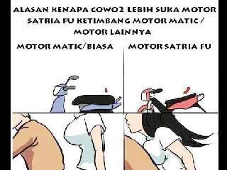 Menurut Agan2, Apa Alasan Cowo Suka Naik Satria FU Ketimbang Matic ....?