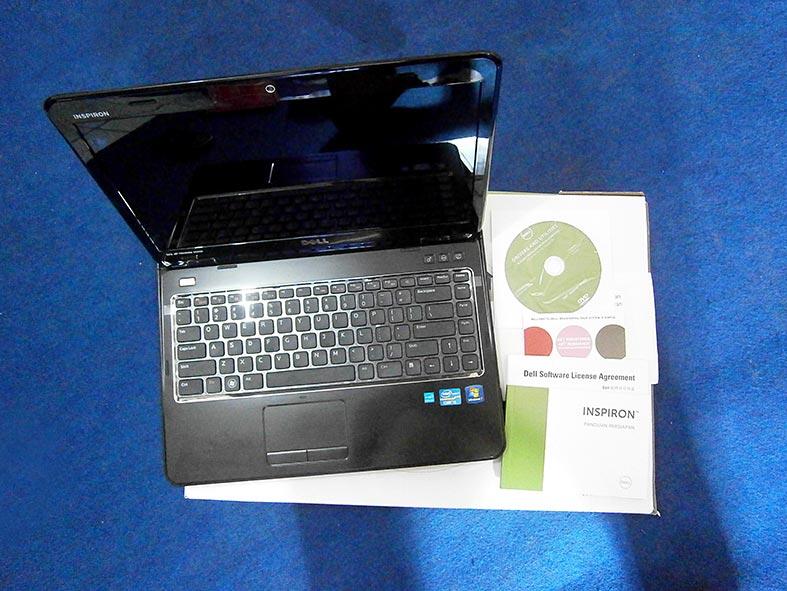 DIJUAL LAPTOP DELL INSPIRON N4110 14" Intelcore i3 - Baru sebulan pemakaian