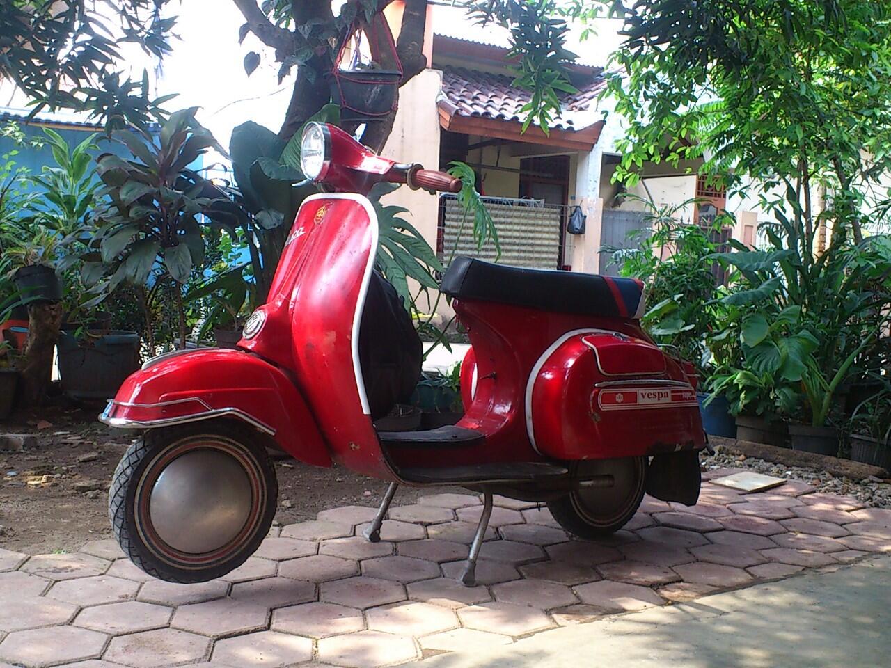 jual sayang vespa super 73 pala bulet
