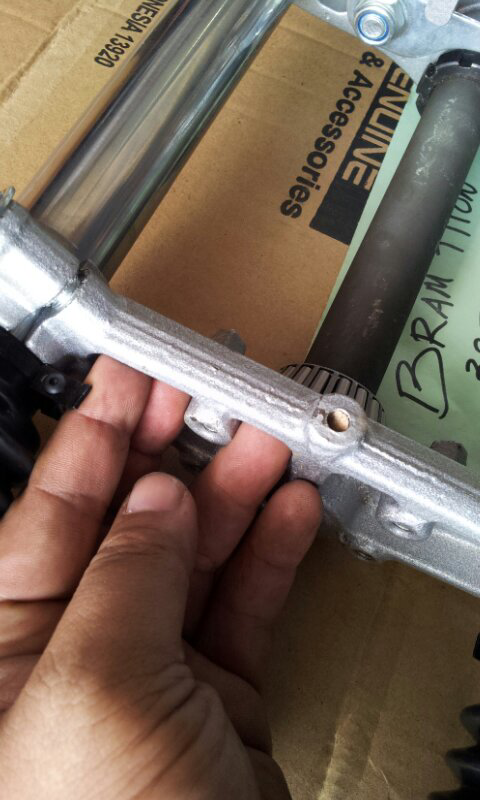SHOCK DEPAN KLX BAHAN TEBAL