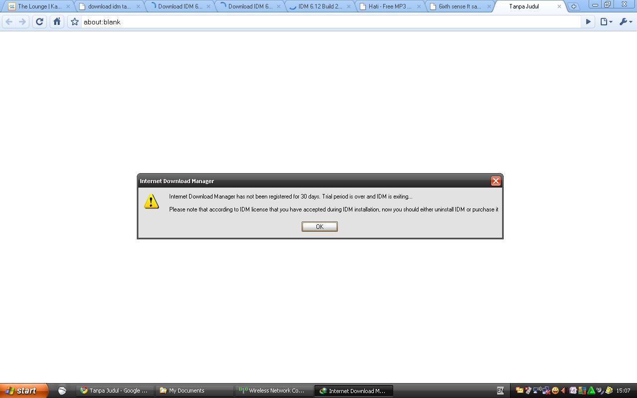 &#91;HELP&#93; INTERNET DOWNLOAD MANAGER DI SURUH REGISTRASI TERUS