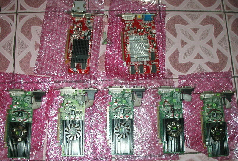 Jual VGA PCIe 256mb murmer Nvidia 9300GS 7200GS radeon x1050 x600