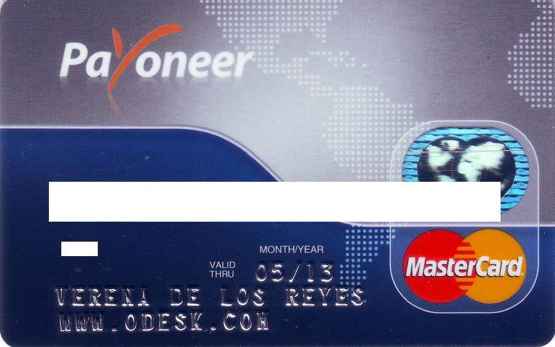 Kartu Debit Payoneer plus saldo $25