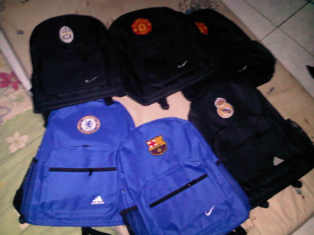 Ready stock tas ransel club bola berbagai macam klub!order now keburu abis! (updated)