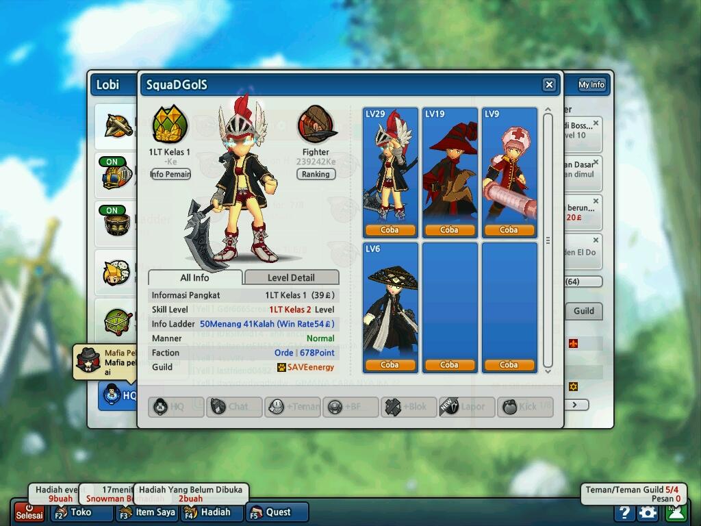 J> Char Lost Saga 1LT Grade 1