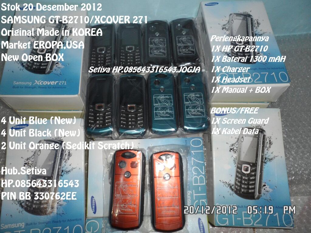 SAMSUNG BADAK B2710 XCOVER 271 BLACK,BLUE,ORANGE - JOGJA