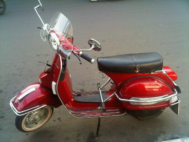 Vespa Exclusive 2 Th 2003 Modif New PX Red Candy Tone cakep dah..