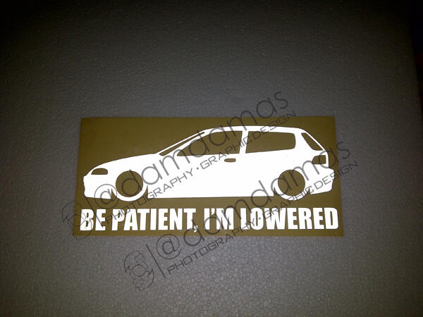 Stiker (decal) Mercedes, BMW, Toyota Crown, dll