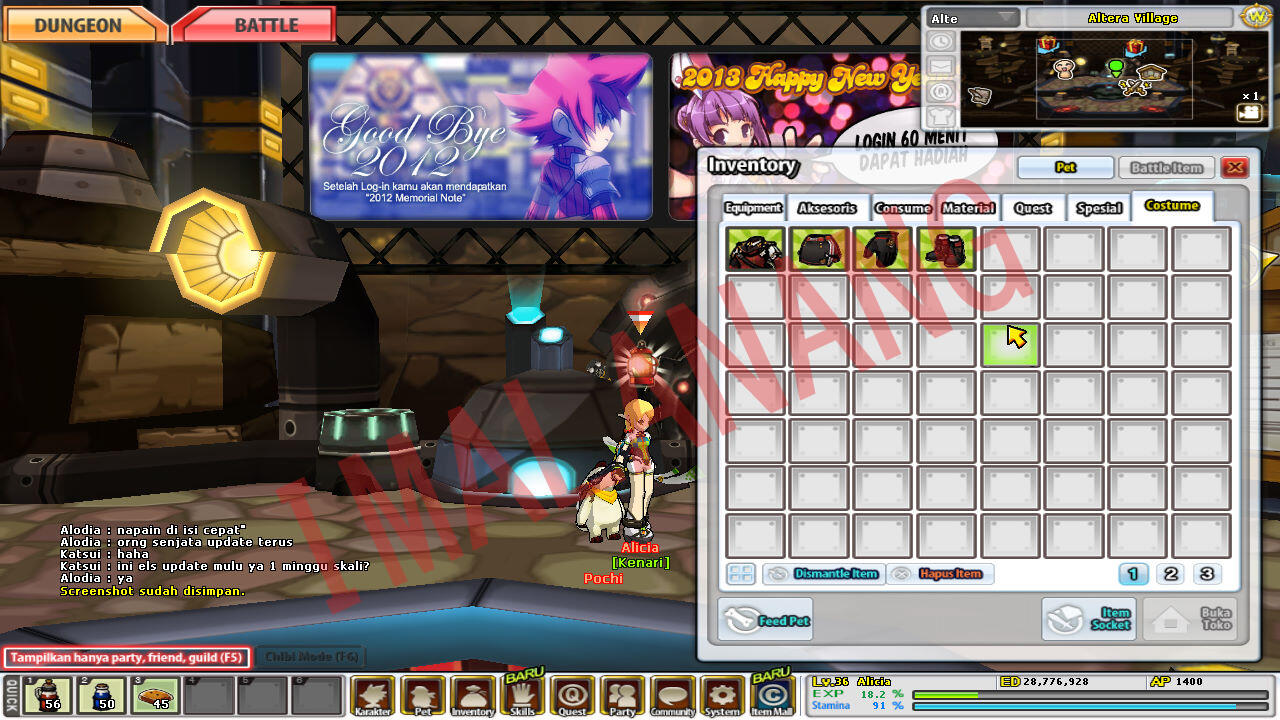 J> Gold/ED Elsword & EL OFFICER SET Rena