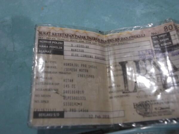 honda jap's style, jual rugi parts banyak Tiger-an" stnk bpkb lengkap (D)