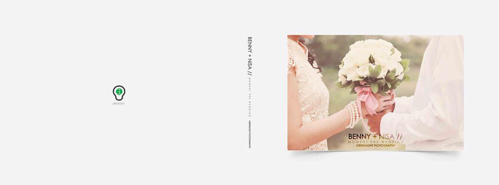 Hasil editan album wedding