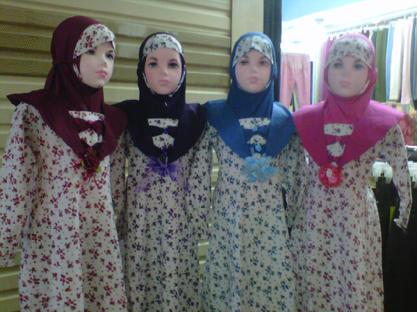 Baju Muslim Anak + Jilbab Murah...