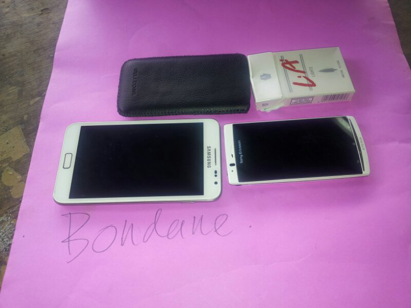 jual galaxy note n7000 batangan & xperia arc s batangan