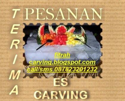 ES CARVING ATAU UKIRAN ES