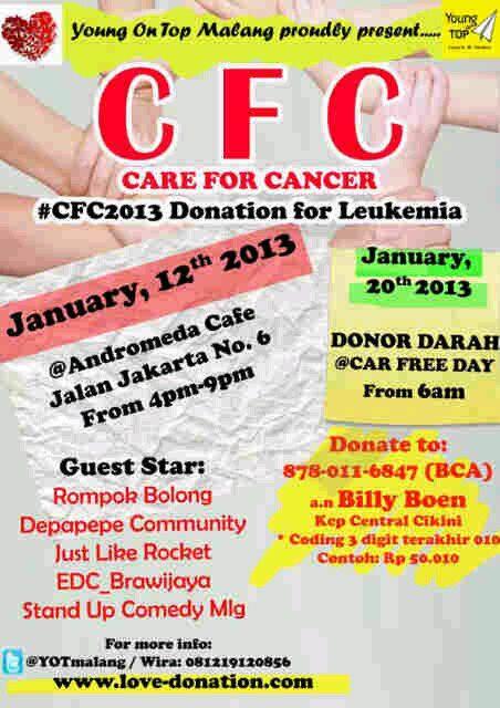 ஜ۩ Young On Top Malang Proudly Present Care For Cancer 2013 #CFC2013 ۩ஜ