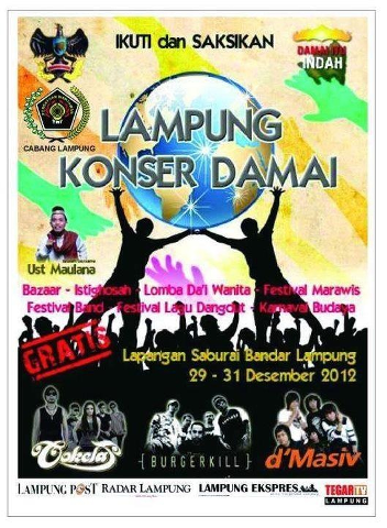 PAMFLET KONSER CAMPUR ADUK/SINI GAN MASUK