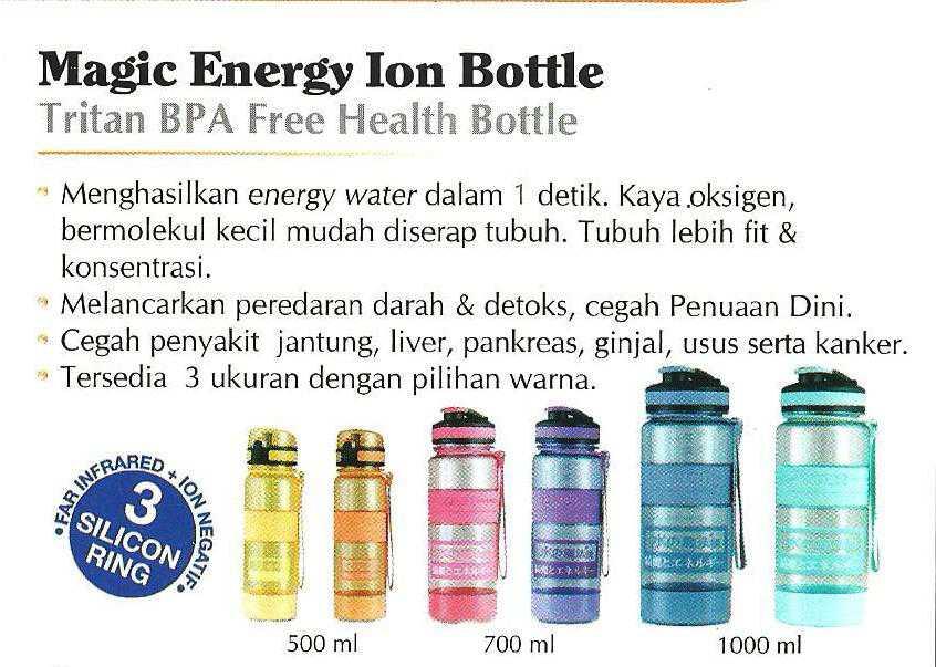 Magic Energy Ion Bottle