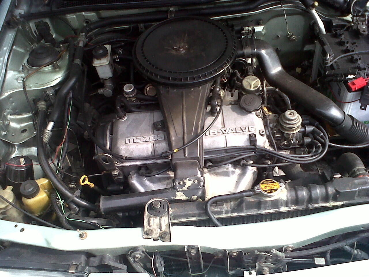 MAZDA INTERPLAY 323 HIJAU METALIK TAHUN 91 MULUSS JAKBAR