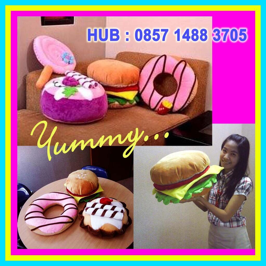 >> BANTAL PELUK ANTI BETE DG BENTUK LUCU & YUMMY <<