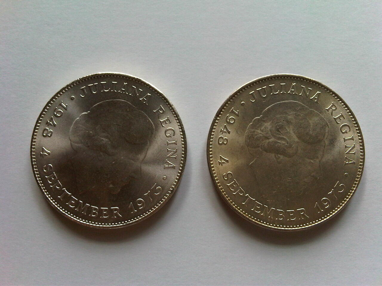 Koin Perak Netherlands 1973