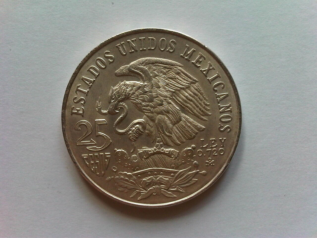 Koin Perak Mexico Olimpiade 1968
