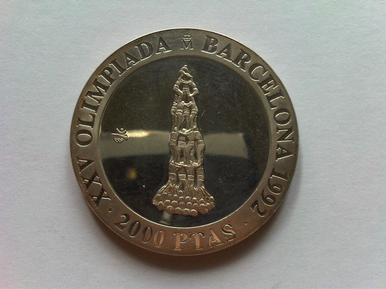 Koin Perak Spanyol Olimpiade Barcelona 1990