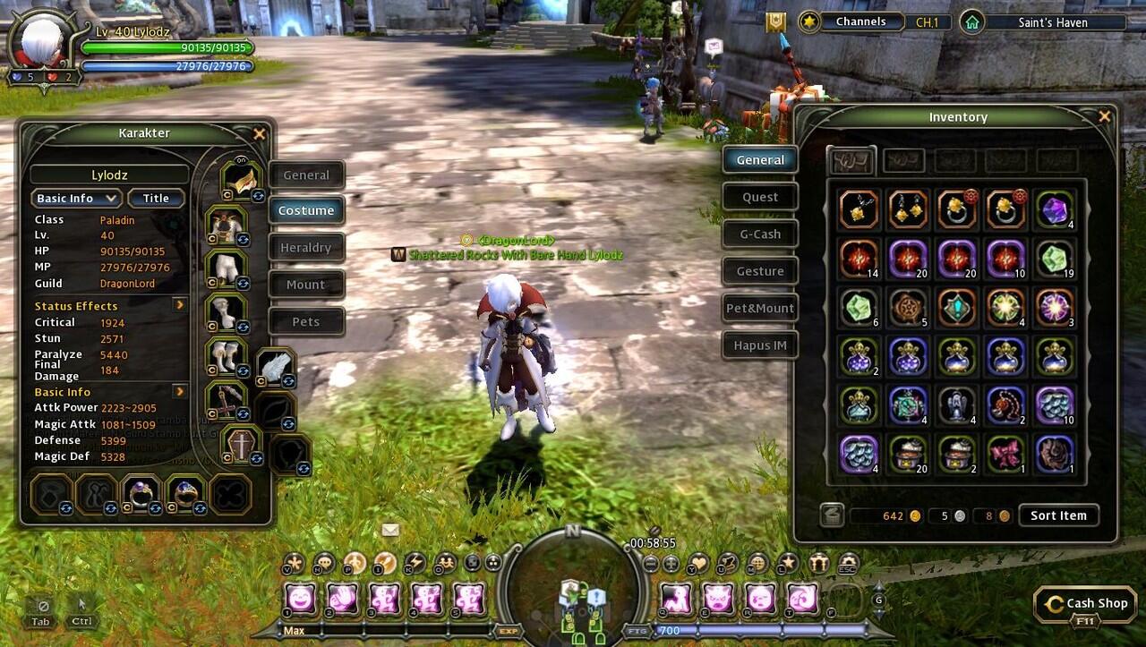 JUAL ID PALA DRAGON NEST PENSIUNAN, vestinel