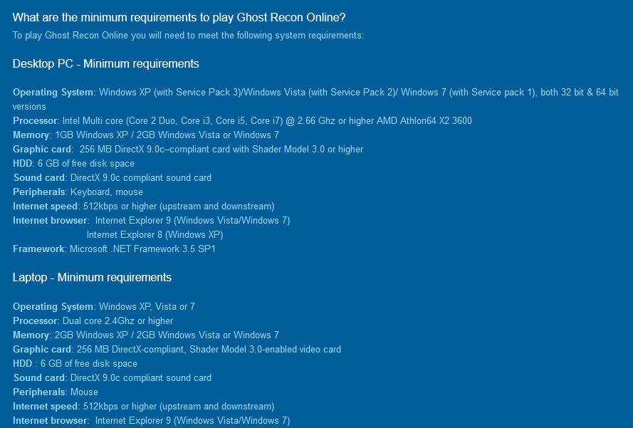 LOUNGE Tom Clancy's GHOST RECON ONLINE